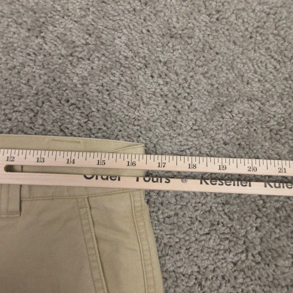LL Bean Pants Mens 31x34 Beige Classic‎ Fit Cotton Canvas Outdoor Work Hiking